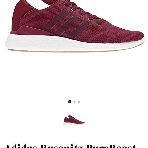 NWT Men’s Adidas Maroon Busenitz Pure Boost Sz 10 - Picture 6 of 6